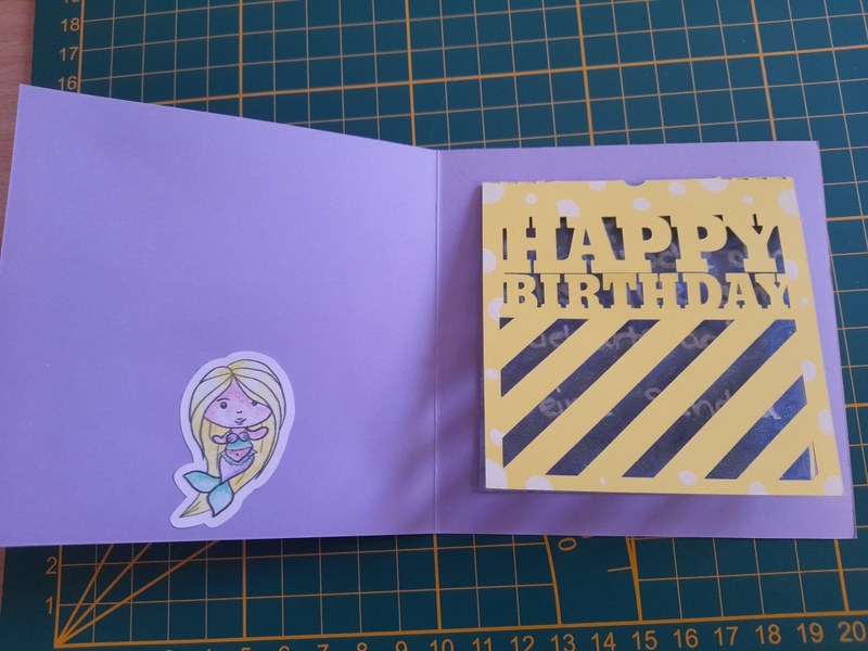 Geburtstagskarte Meerjungfrau innen