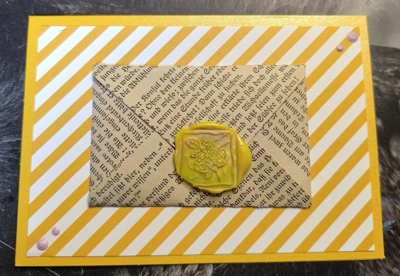 Karte mit Geldversteck