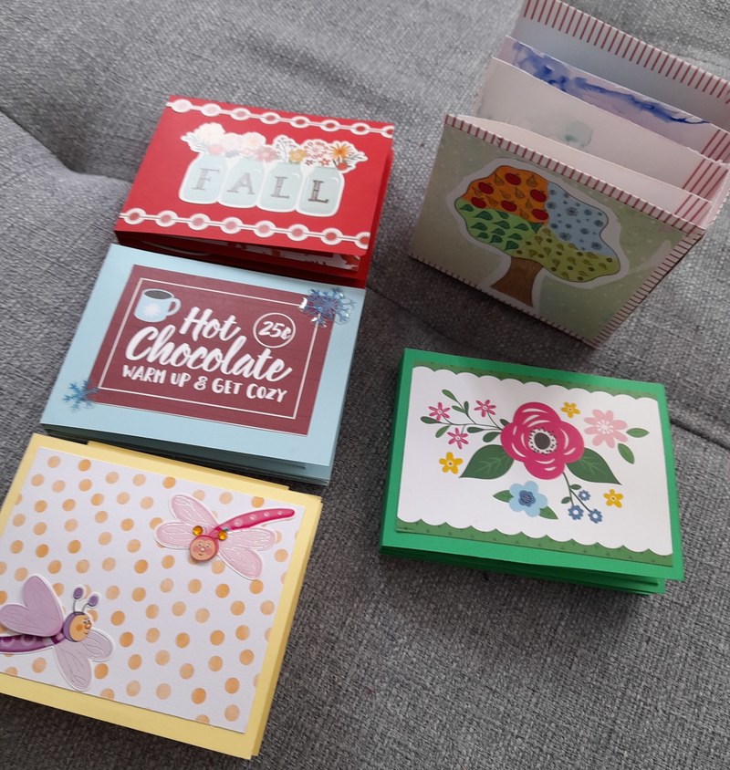 Minialbum 4 Jahreszeiten mit Ständer