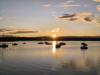 Sonnenuntergang am Ammersee