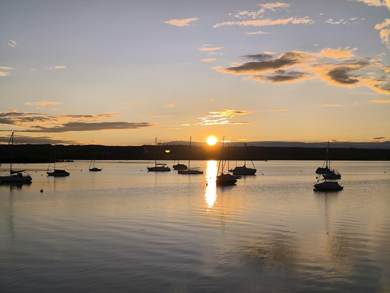 Sonnenuntergang am Ammersee