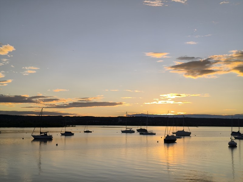 Sonnenuntergang am Ammersee