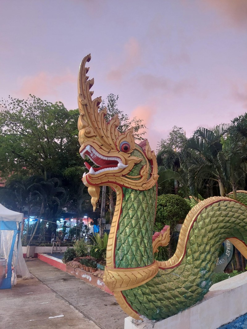 Tempel auf dem Karon Nachtmarkt