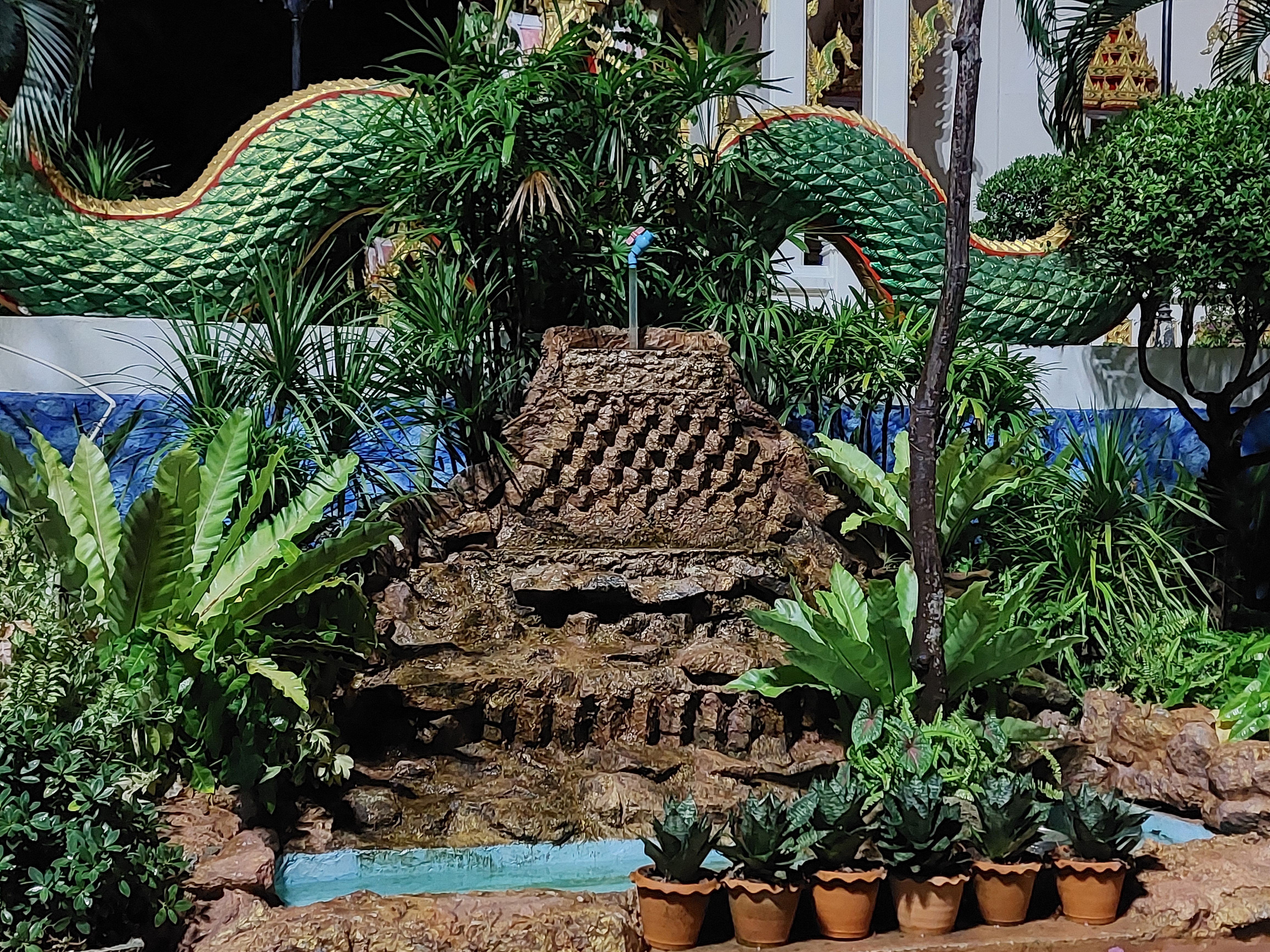 Tempel auf dem Karon Nachtmarkt