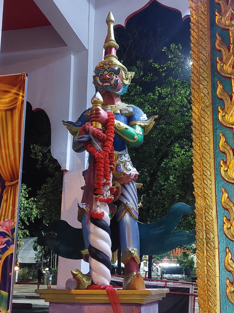 Tempel auf dem Karon Nachtmarkt