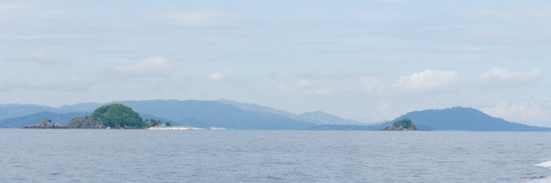 Blick auf die Inseln