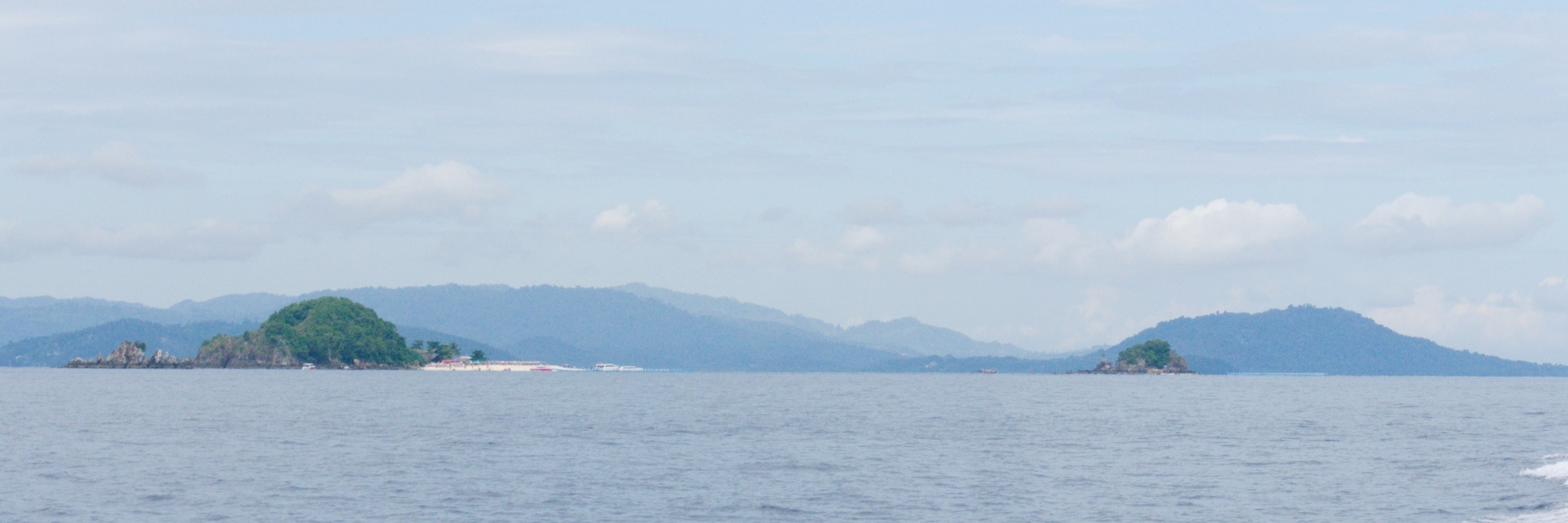 Blick auf die Inseln