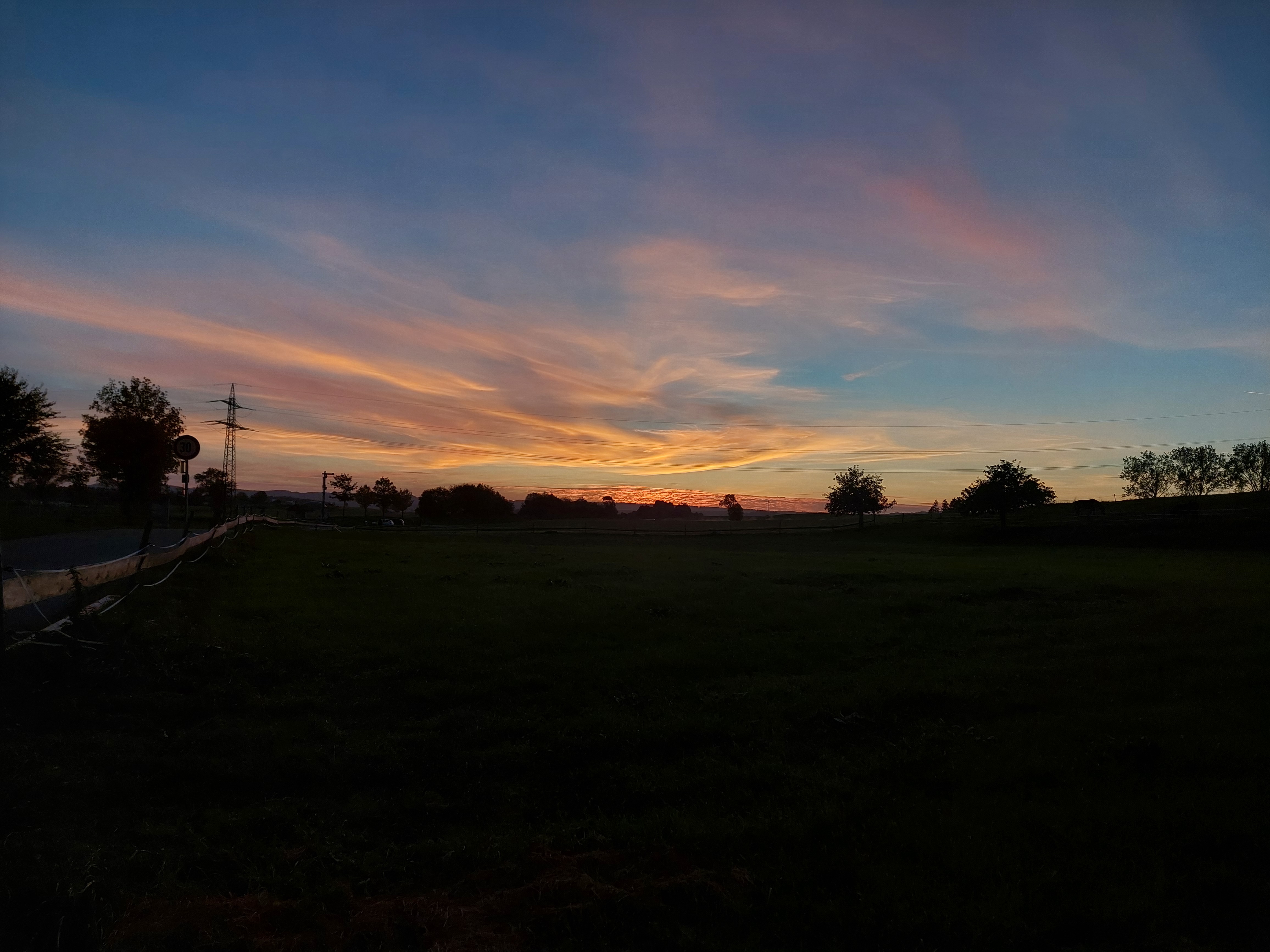 Sonnenuntergang Altenstadt