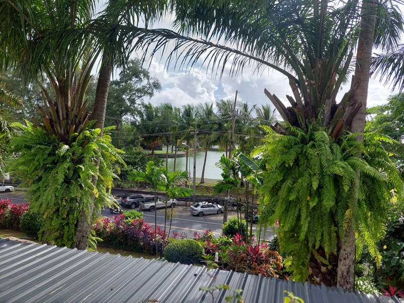 Blick aus unserem Hotelzimmer