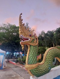 Tempel auf dem Karon Nachtmarkt