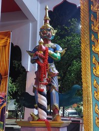 Tempel auf dem Karon Nachtmarkt