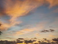 Sonnenuntergang am Strand