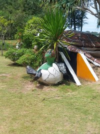 Schildkröten Statue