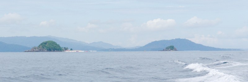 Blick auf die Inseln