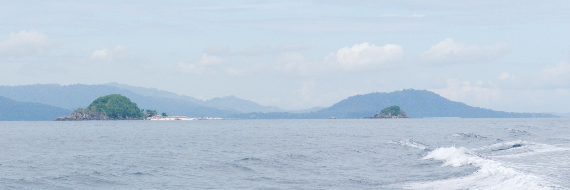 Blick auf die Inseln