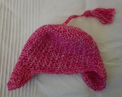 Puppenmütze mit Ohrenwärmern