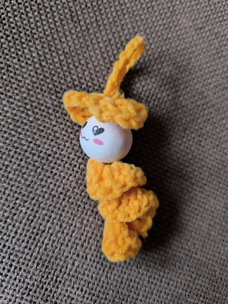 Blumenwürmchen gelb